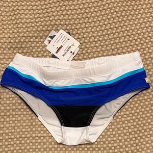 Marcuse color block swim brief